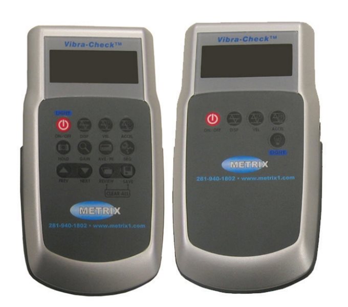 VM2800 and VM3800 Vibra Check Vibration Meter